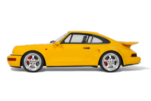 Porsche 911 964 Turbo S Speed Yellow GT Spirit 1:8 GTS801701 レジン - 画像 3/5