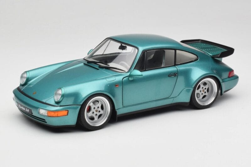 Porsche 911 964 Turbo Wimbledon Green Metallic Solido 1:18 S1803407 メタル