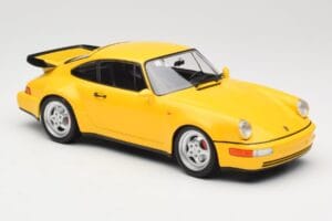 Porsche 911 964 Turbo イエロー Minichamps 1:18 155069100 メタル - 画像 4/6