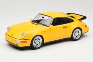 Porsche 911 964 Turbo イエロー Minichamps 1:18 155069100 メタル