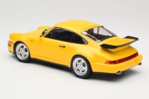 Porsche 911 964 Turbo イエロー Minichamps 1:18 155069100 メタル - 画像 5/6