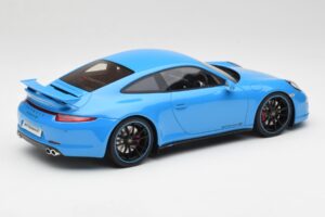 Porsche 911 991 Carrera 4S Aerokit ブルー GT Spirit 1:18 GT085 レジン - 画像 2/6