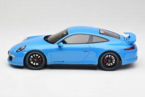 Porsche 911 991 Carrera 4S Aerokit ブルー GT Spirit 1:18 GT085 レジン - 画像 3/6