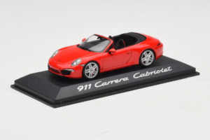 Porsche 911 991 Carrera カブリオレ レッド Minichamps 1:43 WAP0200120C メタル - 画像 2/4
