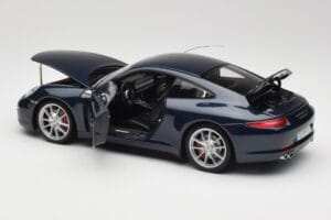 Porsche 911 991 Carrera S Blue Metallic Minichamps 1:18 WAP0210200C メタル - 画像 5/8