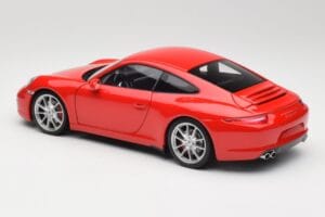 Porsche 911 991 Carrera S ガーズ レッド Minichamps 1:18 100061020 メタル - 画像 7/8