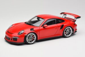 Porsche 911 991 GT3 RS ガーズレッド シルバーホイール AUTOart 1:18 78165 メタル