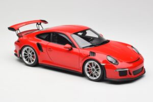 Porsche 911 991 GT3 RS ガーズレッド シルバーホイール AUTOart 1:18 78165 メタル - 画像 6/8