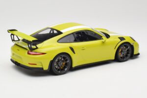 Porsche 911 991.1 GT3 RS Lizard Green & Stripes Minichamps 1:18 155066224 メタル - 画像 2/6