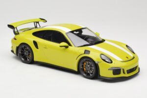 Porsche 911 991.1 GT3 RS Lizard Green & Stripes Minichamps 1:18 155066224 メタル - 画像 4/6