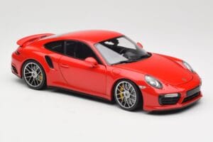Porsche 911 991 Turbo S Guards Red Minichamps 1:18 110067122 メタル - 画像 6/8