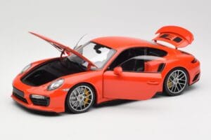 Porsche 911 991 Turbo S Lava Orange Minichamps 1:18 110067120 メタル - 画像 2/8