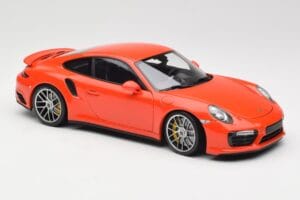 Porsche 911 991 Turbo S Lava Orange Minichamps 1:18 110067120 メタル - 画像 6/8