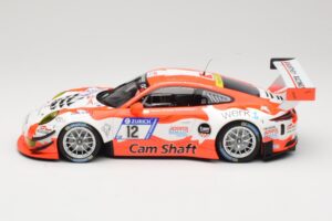 Porsche 911 991.1 GT3 R Manthey Racing #12 F. Klohs / P. Renauer 24 Hours Nurburgring 2017 Minichamps 1:18 155176912 メタル - 画像 3/6
