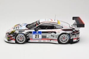 Porsche 911 991.1 GT3 R #21 WTM Racing J. Stursberg / V. Krumbach 24h Nurburgring 2016 Minichamps 1:18 155166021 メタル - 画像 3/6