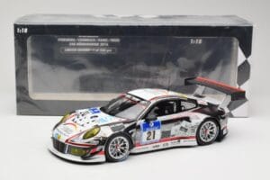 Porsche 911 991.1 GT3 R #21 WTM Racing J. Stursberg / V. Krumbach 24h Nurburgring 2016 Minichamps 1:18 155166021 メタル - 画像 6/6