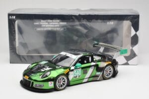 Porsche 911 991.1 GT3 R #540 Black Swan Racing P. Long / T. Pilgrim 24h Daytona 2016 Minichamps 1:18 155166540 メタル - 画像 6/6