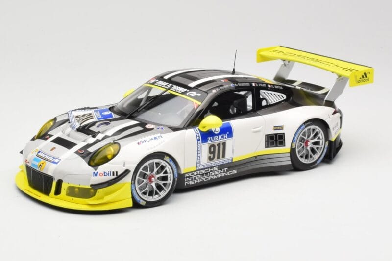 Porsche 911 991.1 GT3 R #911 Manthey Racing N. Tandy / E. Bamber 24h Nurburgring 2016 Minichamps 1:18 155166911 メタル