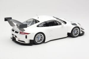 Porsche 911 991.1 GT3 R ホワイト シルバーホイール Minichamps 1:18 153166000 メタル - 画像 2/6