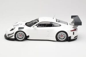 Porsche 911 991.1 GT3 R ホワイト シルバーホイール Minichamps 1:18 153166000 メタル - 画像 3/6