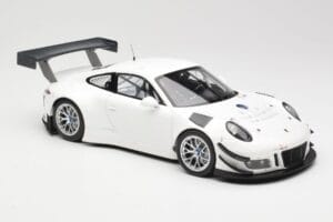Porsche 911 991.1 GT3 R ホワイト シルバーホイール Minichamps 1:18 153166000 メタル - 画像 4/6