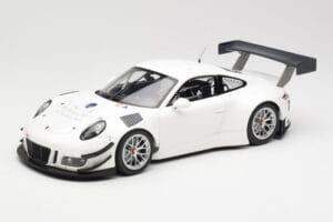 Porsche 911 991.1 GT3 R ホワイト シルバーホイール Minichamps 1:18 153166000 メタル