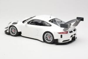 Porsche 911 991.1 GT3 R ホワイト シルバーホイール Minichamps 1:18 153166000 メタル - 画像 5/6