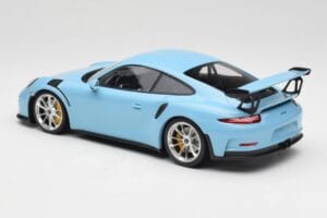Porsche 911 991.1 GT3 RS ブルー マットホイール Minichamps 1:18 153066235 メタル - 画像 5/6