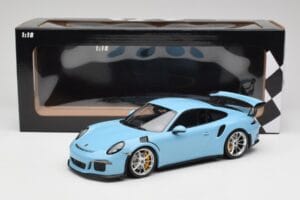 Porsche 911 991.1 GT3 RS ブルー マットホイール Minichamps 1:18 153066235 メタル - 画像 6/6