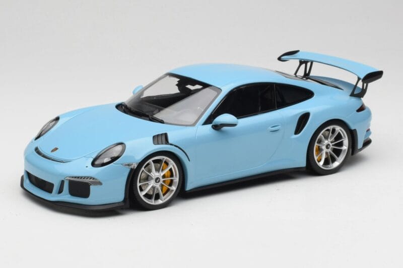 Porsche 911 991.1 GT3 RS ブルー マットホイール Minichamps 1:18 153066235 メタル