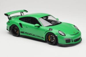 Porsche 911 991.1 GT3 RS グリーン ブラックホイール Minichamps 1:18 153066228 メタル - 画像 4/6