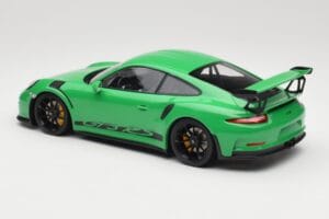 Porsche 911 991.1 GT3 RS グリーン ブラックホイール Minichamps 1:18 153066228 メタル - 画像 5/6