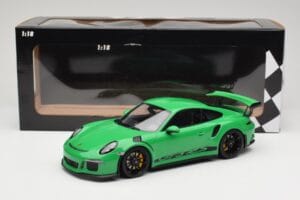 Porsche 911 991.1 GT3 RS グリーン ブラックホイール Minichamps 1:18 153066228 メタル - 画像 6/6