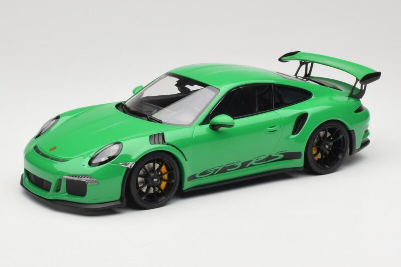 Porsche 911 991.1 GT3 RS グリーン ブラックホイール Minichamps 1:18 153066228 メタル