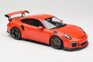 Porsche 911 991.1 GT3 RS Lava Orange Minichamps 1:18 155066220 メタル - 画像 4/6