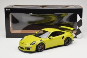 Porsche 911 991.1 GT3 RS ライトグリーン Minichamps 1:18 155066222 メタル - 画像 6/6