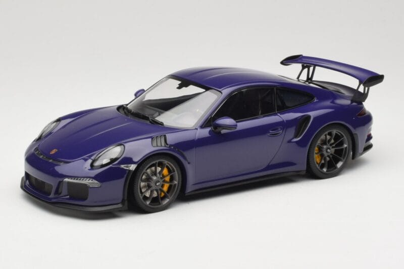 Porsche 911 991.1 GT3 RS Ultraviolet Minichamps 1:18 155066221 メタル