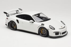 Porsche 911 991.1 GT3 RS ホワイト ブラックホイール Minichamps 1:18 153066224 メタル - 画像 4/6