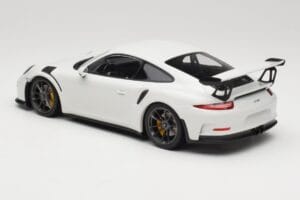 Porsche 911 991.1 GT3 RS ホワイト ブラックホイール Minichamps 1:18 153066224 メタル - 画像 5/6