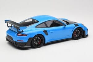 Porsche 911 991.2 GT2 RS ブルー ブラックホイール Minichamps 1:18 155068308 メタル - 画像 2/6