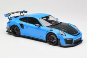 Porsche 911 991.2 GT2 RS ブルー ブラックホイール Minichamps 1:18 155068308 メタル - 画像 4/6