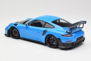 Porsche 911 991.2 GT2 RS ブルー ブラックホイール Minichamps 1:18 155068308 メタル - 画像 5/6