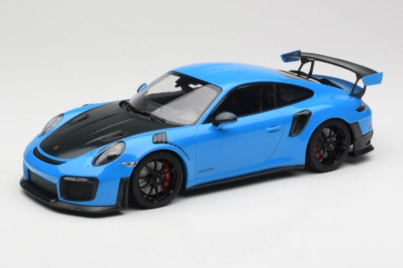 Porsche 911 991.2 GT2 RS ブルー ブラックホイール Minichamps 1:18 155068308 メタル