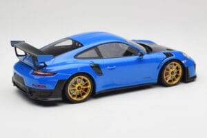 Porsche 911 991.2 GT2 RS ブルー ゴールドホイール Minichamps 1:18 155068302 メタル - 画像 2/6