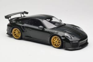 Porsche 911 991.2 GT2 RS グリーン Weissach Package ゴールドホイール Minichamps 1:18 155068306 メタル - 画像 4/6