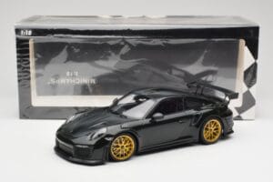 Porsche 911 991.2 GT2 RS グリーン Weissach Package ゴールドホイール Minichamps 1:18 155068306 メタル - 画像 6/6