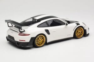 Porsche 911 991.2 GT2 RS Weissach Package ホワイト ゴールドホイール Minichamps 1:18 153068308 メタル - 画像 2/6
