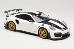 Porsche 911 991.2 GT2 RS Weissach Package ホワイト ゴールドホイール Minichamps 1:18 153068308 メタル - 画像 4/6