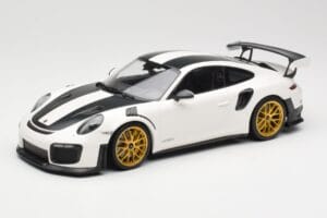 Porsche 911 991.2 GT2 RS Weissach Package ホワイト ゴールドホイール Minichamps 1:18 153068308 メタル