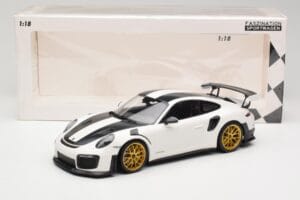 Porsche 911 991.2 GT2 RS Weissach Package ホワイト ゴールドホイール Minichamps 1:18 153068308 メタル - 画像 6/6